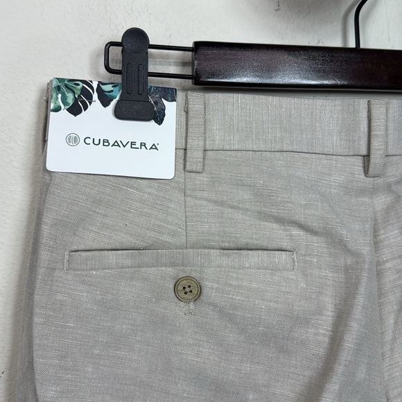 (R3) NWT Cubavera Classic linen pants for men,Sz 32/30.their quality,aesthetics. - Picture 3 of 14